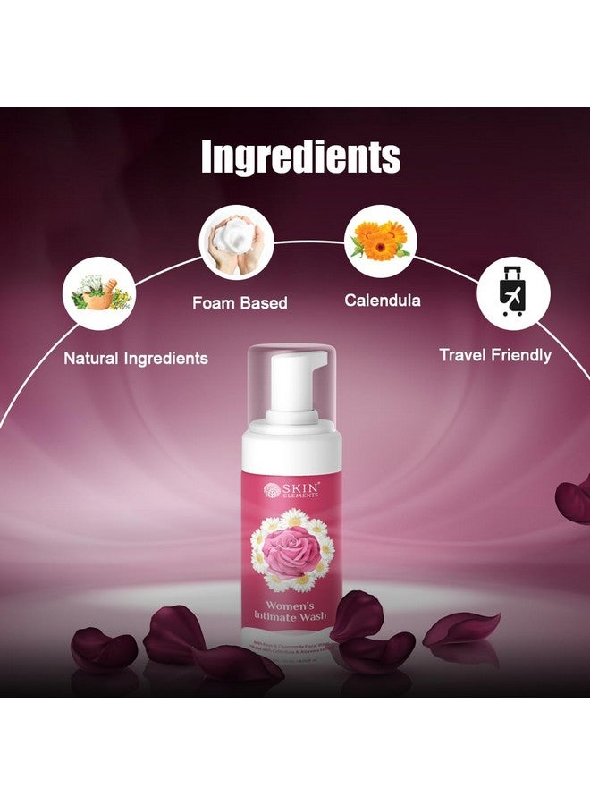 Skin Elements Intimate Wash For Women 120 Ml | With Rose Water, Chamomile, Calendula & Aloe Vera Extracts | Prevents Odour, Itching And Irritation | Restores The Ph Balance - Image 4