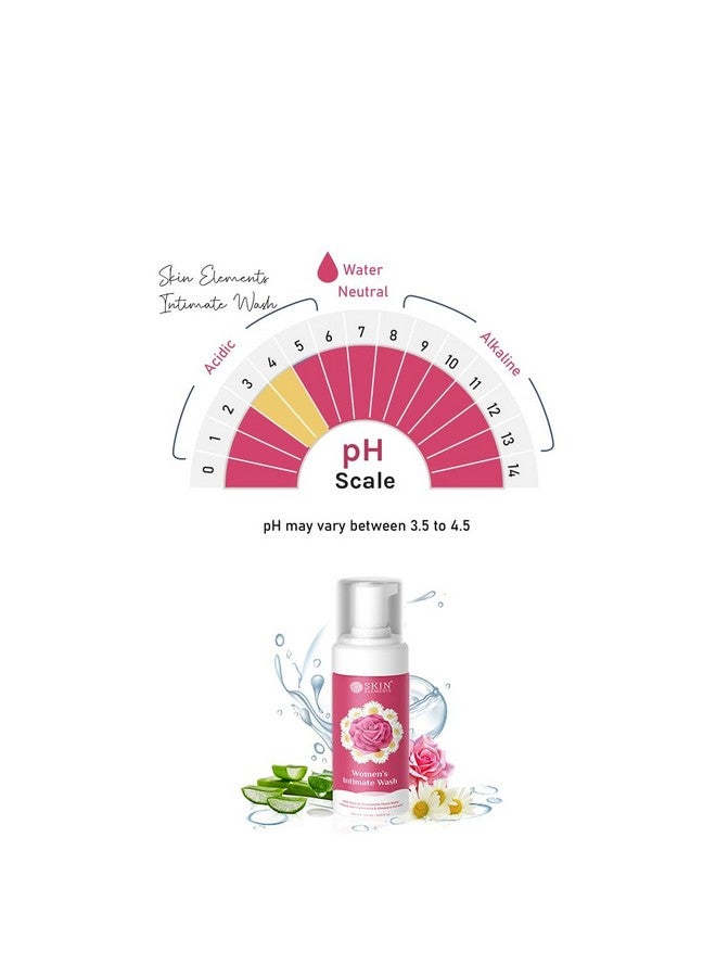 Skin Elements Intimate Wash For Women 120 Ml | With Rose Water, Chamomile, Calendula & Aloe Vera Extracts | Prevents Odour, Itching And Irritation | Restores The Ph Balance - Image 5