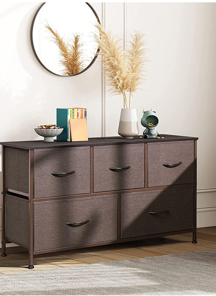CityRiya-Long Storage Cabinet Office Storage Cabinet Modern Sideboard Storage Cabinet with Shelves Cupboard Console Table Large Storage Organizer Rack Accent Cabinet for Living Room, Bedroom, Entryway, Office  - Image 2