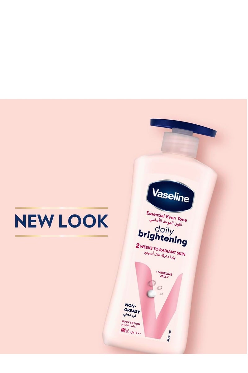 Vaseline Even Tone Body Lotion Pink 400ml Pack of 2 - Image 4