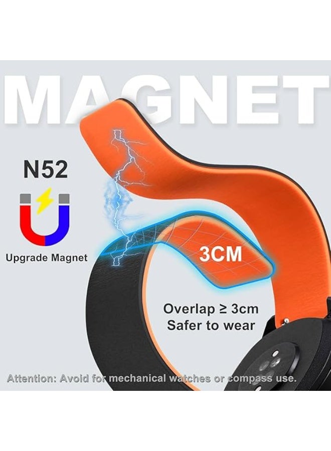 المغناطيسية ساعة الفرق، الخشب حبوب السيليكون، الإفراج السريع، متوافقة ساعة لوغ 22mm - Image 5