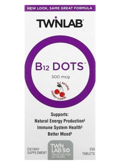 Twinlab B12 Dots Cherry 500 mcg 250 Tablets 