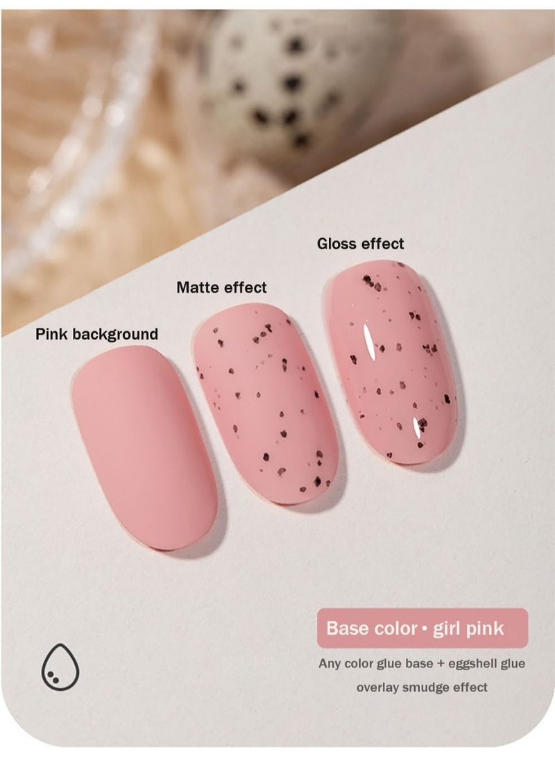 Miss Gooey Eggshell Nail Polish Glue - All-Match Spot Texture Phototherapy Glue  - Image 2