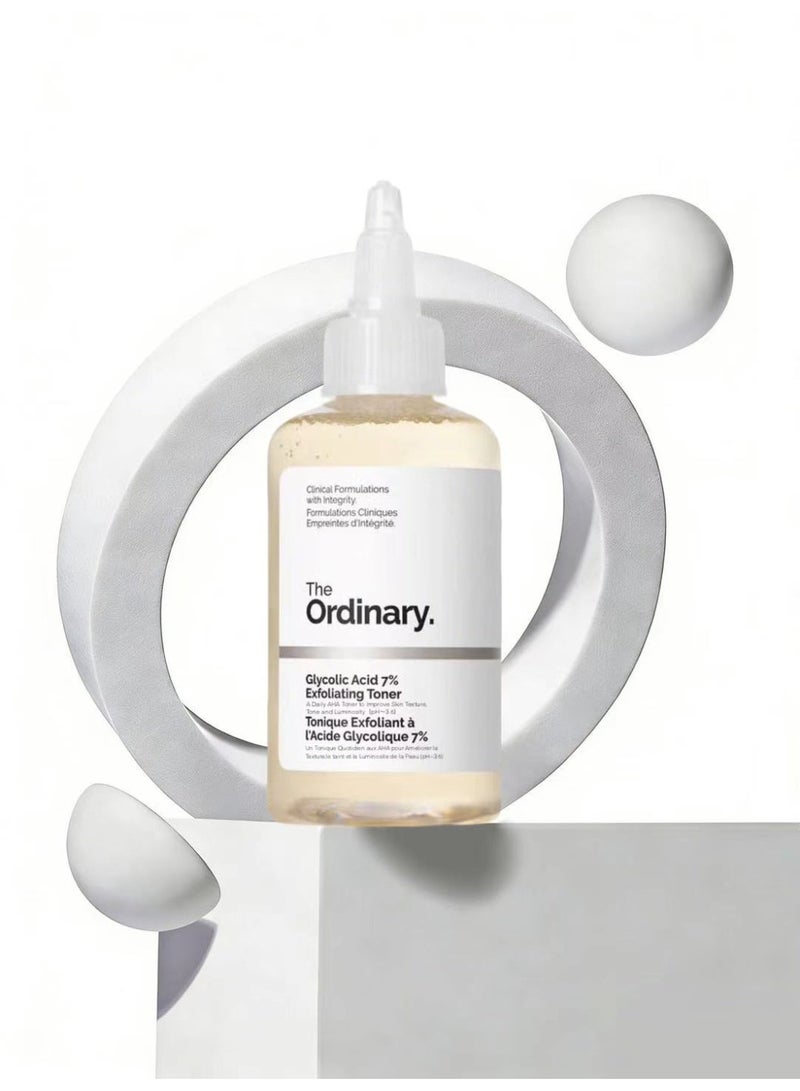 Glycolic Acid 7% Toner - Daily Exfoliating Facial Treatment 240ml - Image 1