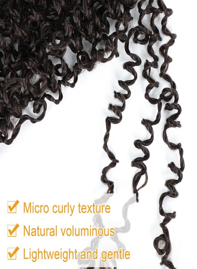Aksice Pre-looped Yanky Twist Crochet Hair 12 Inch 8 Packs Bohemian Passion Twist Spring Mini Twist Crochet Hair for Black Women Boho Crochet Braids Synthetic (4#) - Image 5