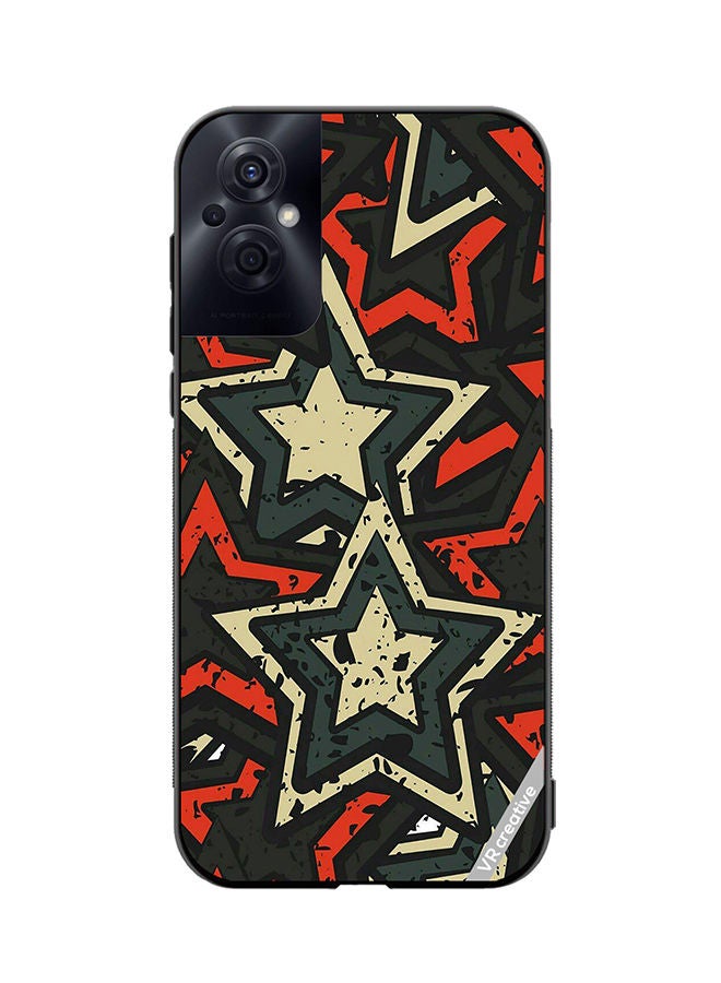VR CREATIVE Protective Case Cover For Oppo Reno8 Z Stars Design Multicolour - Image 1