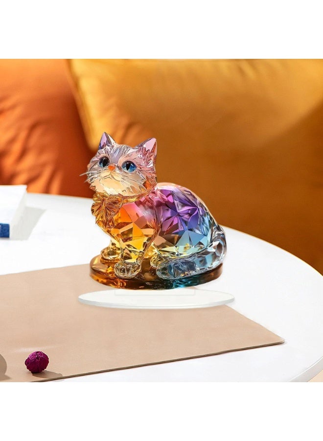 دايتويز زينة أكريليك ثنائية الأبعاد على شكل طاعون القطط، هدايا، ديكور منزلي، أعمال فنية، قطعة مركزية للطاولة، خزانة، رف كتب. - Image 5