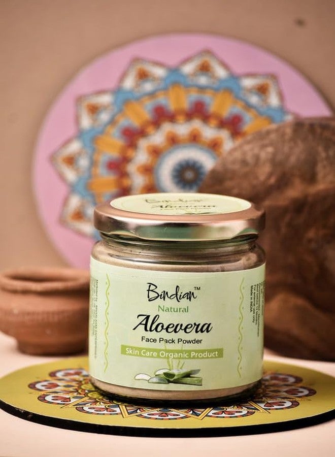 Bindian مسحوق الصبار الهندي للرجال والنساء | مسحوق قناع الوجه الطبيعي (100 غرام) - Image 2