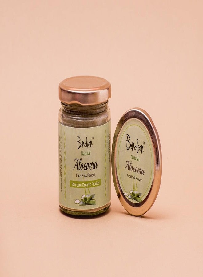 Bindian مسحوق الصبار الهندي للرجال والنساء | مسحوق قناع الوجه الطبيعي (100 غرام) - Image 4