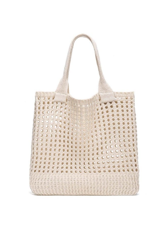 CATMICOO - Crochet Beach Bag Tote: Small Knit Bag Summer Shoulder Bag For Vacation - Image 1