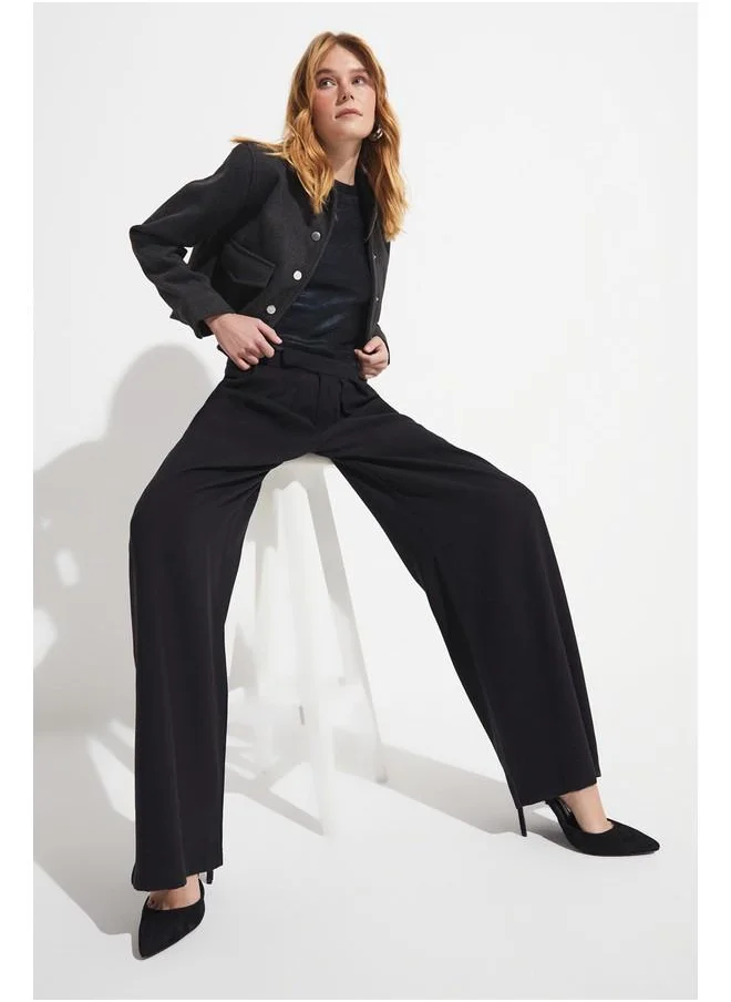 جون June Modal Pleated Detailed Trousers