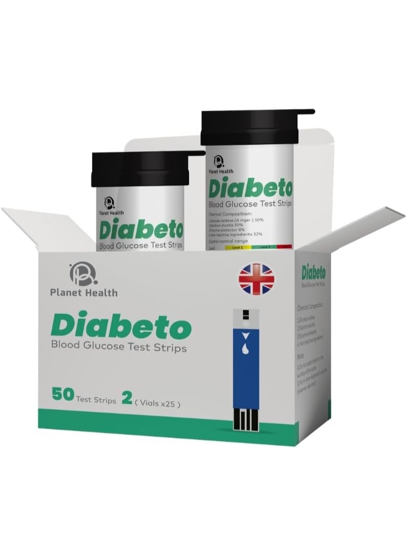 Planet Health blood glucose test strips - Image 1