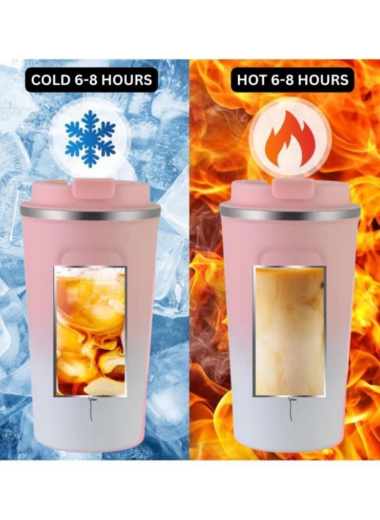 Prime by javaudan Stainless Steel Travel Coffee Mug Thermos Cups Double Layer Vacuum Insulation Cup Portable Car Tea Cup Bottle 510ml - Image 3