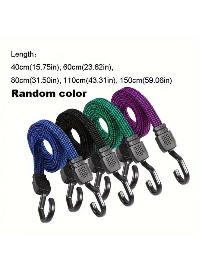 23 62inch Elastic Binding Rope with Non Slip Hooks Durable Rubber Steel Cargo Luggage Fixing Strap - Image 3