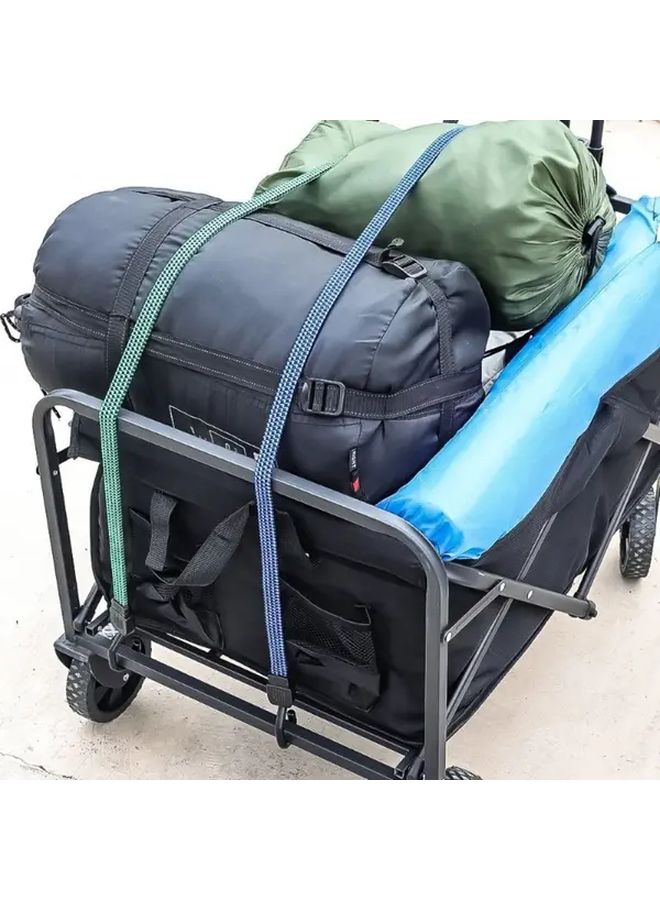 23 62inch Elastic Binding Rope with Non Slip Hooks Durable Rubber Steel Cargo Luggage Fixing Strap - Image 4