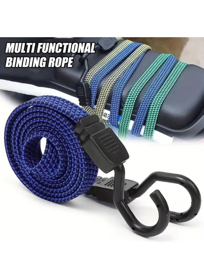 23 62inch Elastic Binding Rope with Non Slip Hooks Durable Rubber Steel Cargo Luggage Fixing Strap - Image 2
