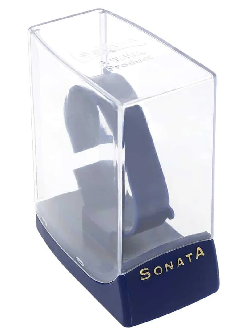 Sonata Women's Analog Round Shape Stainless Steel Wrist Watch 8096YM01 - 28 Mm