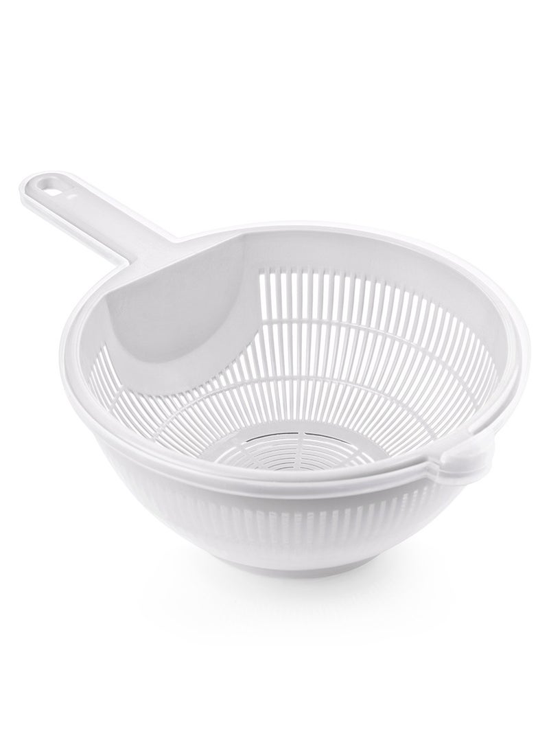 Double Strainer - white