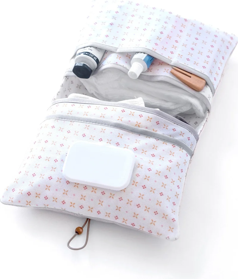 Hamur Mother Baby Care Bag Newborn Diaper Changing Organizer Bag Organizer Solid Gray
