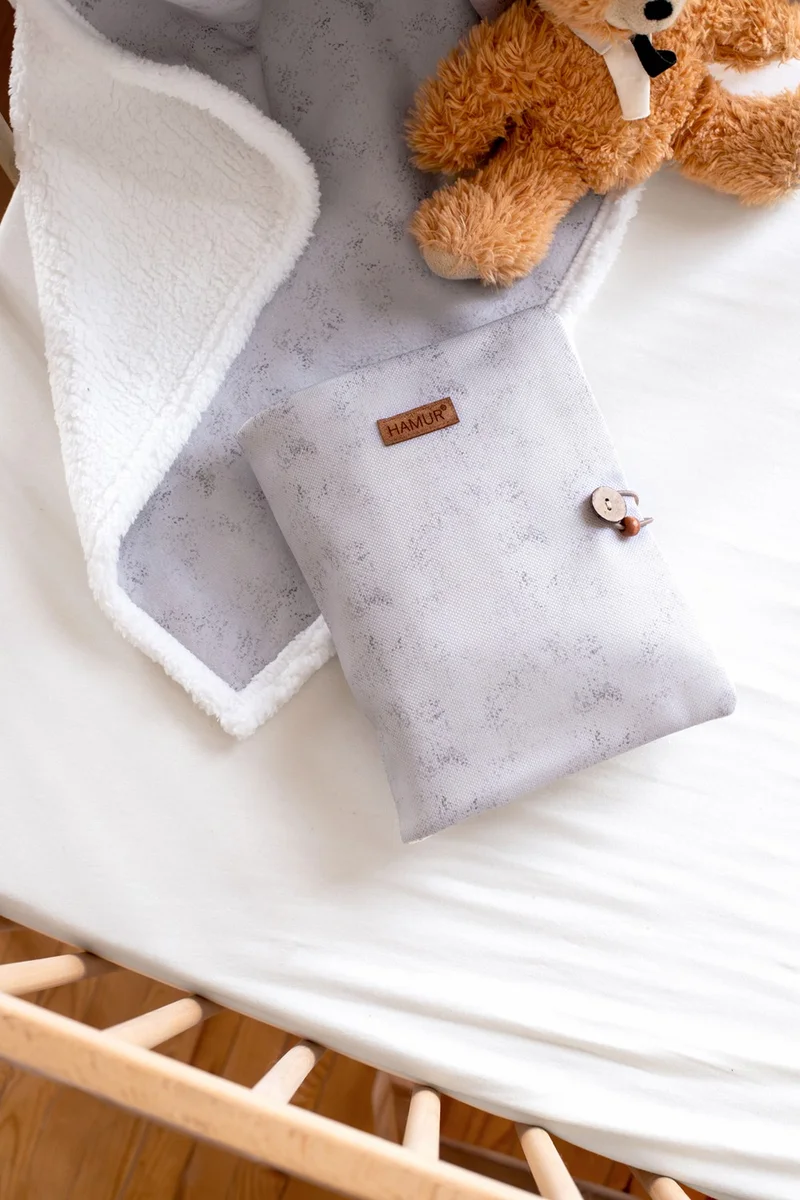 Hamur Mother Baby Care Bag Newborn Diaper Changing Organizer Bag Organizer Solid Gray