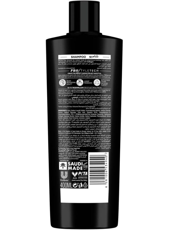 Tresemme 24H Volume +Collagen Hair Shampoo For Instant Lift And Fuller Hair- 400ml - Image 2