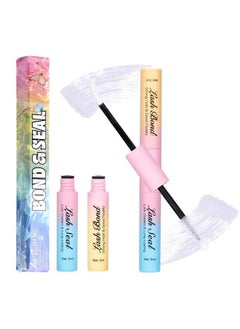Zegaine Lash Bond and Seal Lash Glue For Eyelash Clusters Glue Waterproof Long Lasting White Lash Glue 2 in 1 Lash Clusters Glue Eyelash Extension Glue DIY At Home by Zegaine  - Image 1