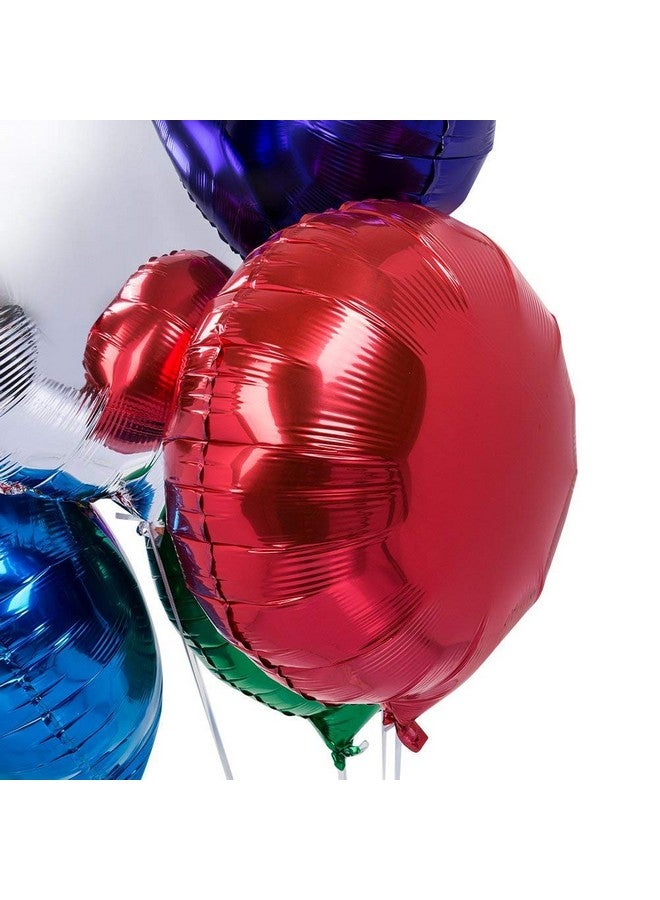 MOWO 50Pcs/Lot Round Shape Foil Mylar Helium Balloon 18" Balloon Birthday Party Decoration Foil Balloons - Image 4