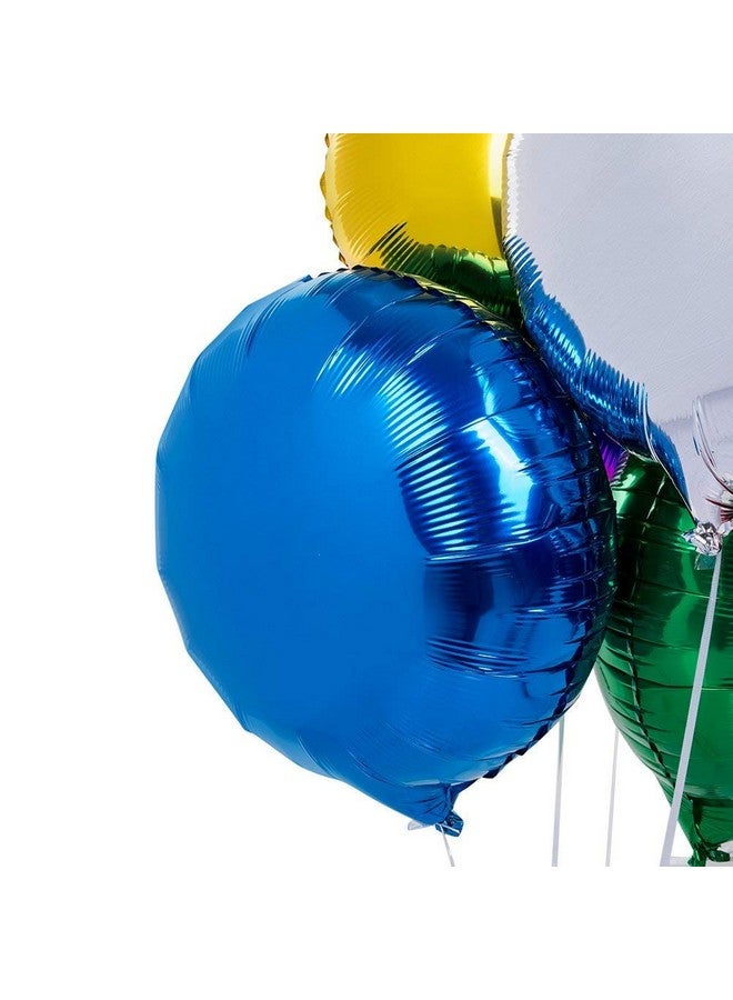 MOWO 50Pcs/Lot Round Shape Foil Mylar Helium Balloon 18" Balloon Birthday Party Decoration Foil Balloons - Image 3