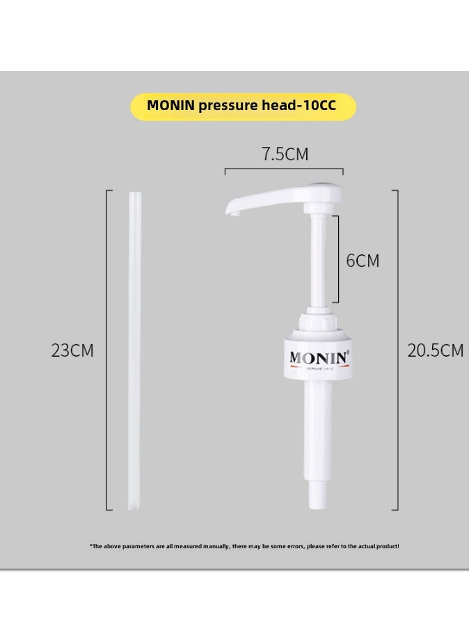 1 x 5 pcs Manual Press Sugar Dispenser Large Capacity Milk Tea Shop monin indenter 