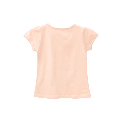 ARIEL Cotton Regular Fit Half Sleeve Cotton T-Shirts for Girls - Round Neck Tops for Girl, Multicolor - Pack of 3 - Image 4
