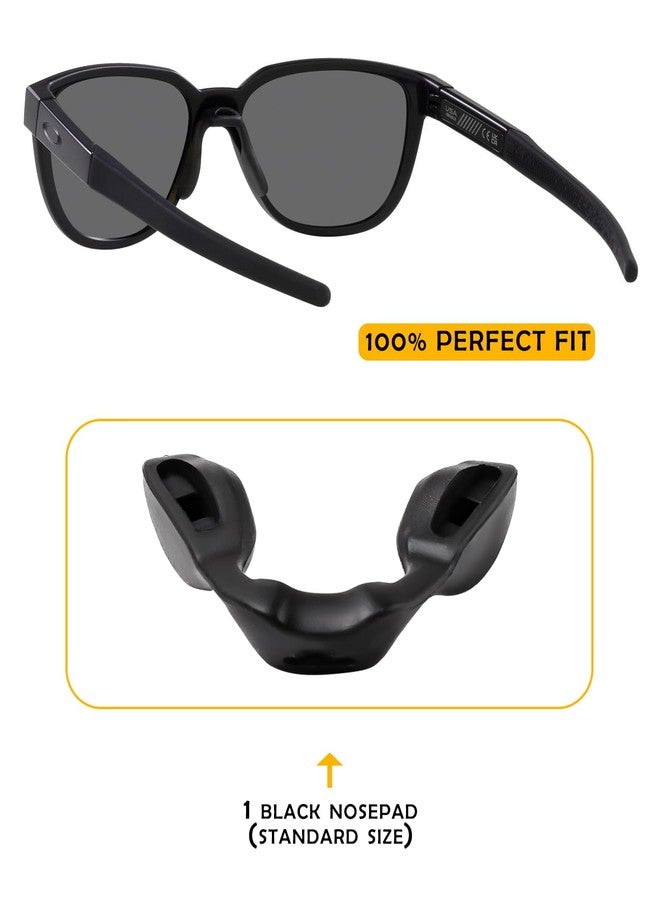 LenzProse Thicker Size Nose Pads Replacement for Oakley Actuator OO9250/Actuator A OO9250A Eyeglasses Frame, Silicone Soft Nose Pieces - Image 2