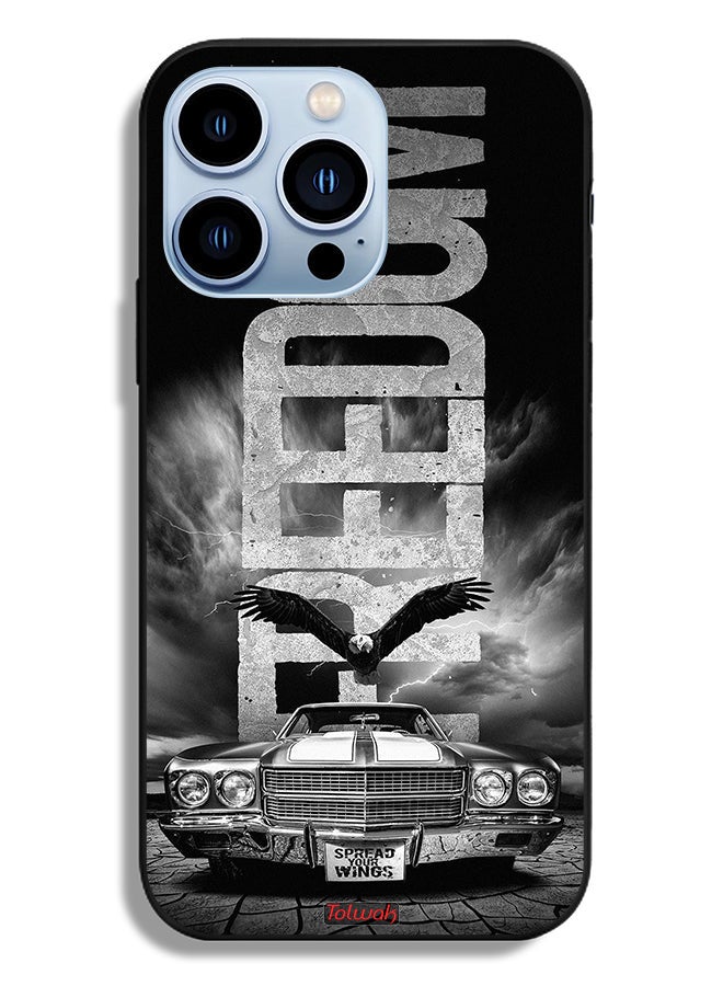 Tolwak Apple iPhone 13 Pro Protective Case Freedom Art - Image 2