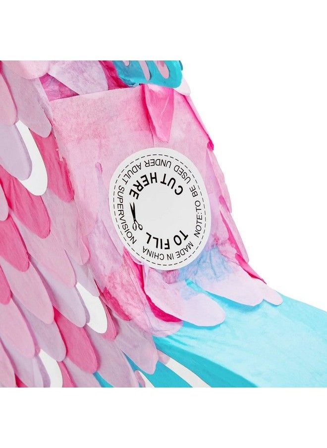 Blue Panda - Small Pull String Fish Pinata For Girls And Boys Under The Sea Party Decorations Ocean And Mermaid Theme Birthday Supplies Nautical Baby Shower (17 X 13 X 3 In) - Image 1