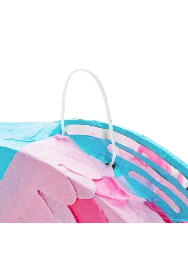 Blue Panda - Small Pull String Fish Pinata For Girls And Boys Under The Sea Party Decorations Ocean And Mermaid Theme Birthday Supplies Nautical Baby Shower (17 X 13 X 3 In) - Image 1