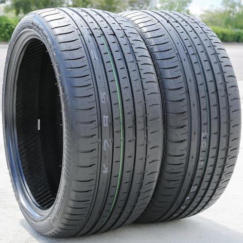 Accelera Set of 2 (TWO) Accelera Phi 2 All-Season Truck/SUV High Performance Radial Tires-275/40R18 275/40ZR18 275/40/18 275/40-18 103Y Load Range XL 4-Ply BSW Black Side Wall UTQG 400AA - Image 1