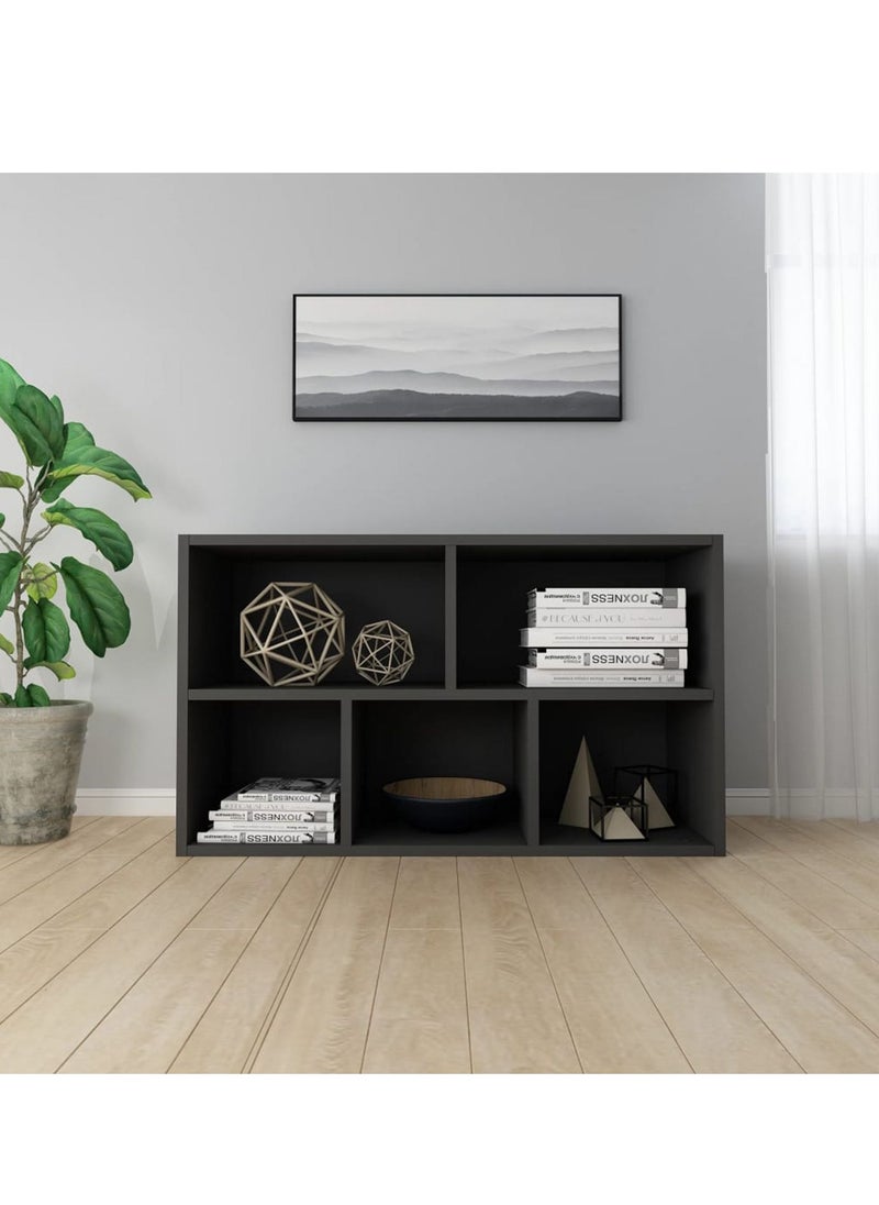 MODERN HOME - Multifunctional Storage Shelf for Kid's Room and Office Organizer for Toys Books and Office Supplies Modern Design Black - Image 1