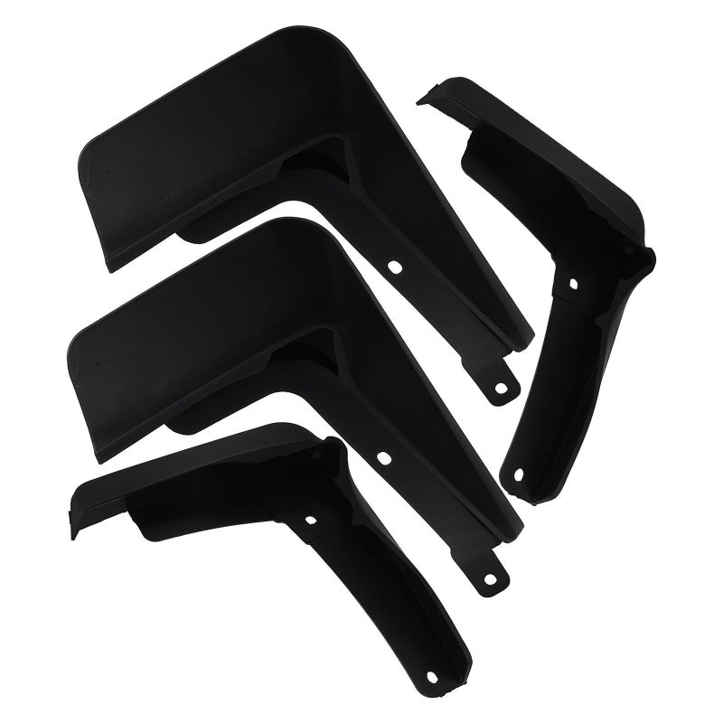 Homoyoyo 4 Pcs Car Mud Flaps Set Soft Rubber Tire Protector Universal Fit Rear Wheel Splash Guards For Vehicle - Image 2