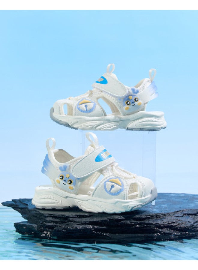 Bumblebee Baby Boys' & Girls' Sandals - Breathable Summer Learning Walking Shoes For Toddlers, Fashionable Hollow-out Beach Shoes With Toe Protection - Image 1