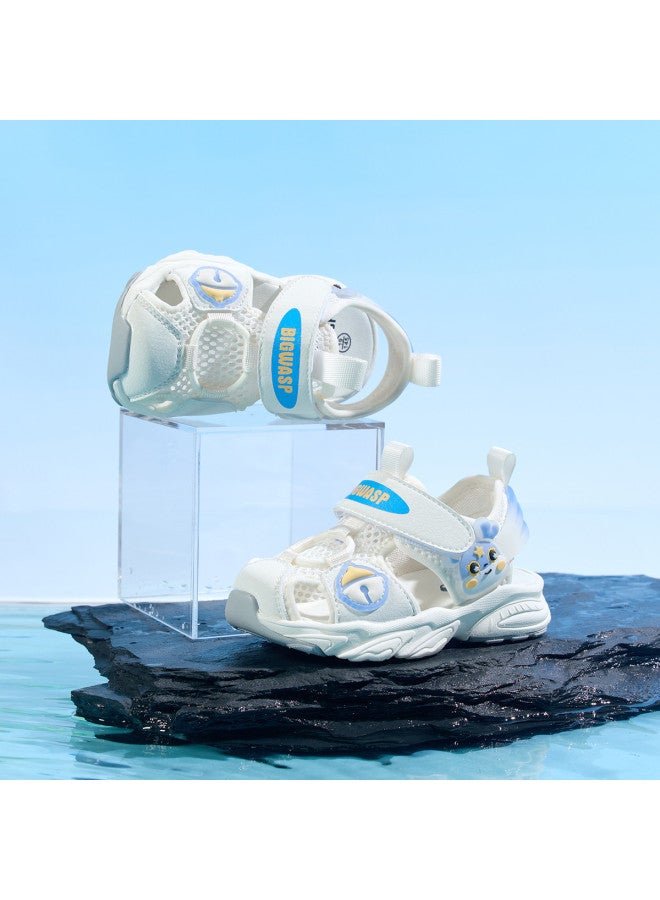 Bumblebee Baby Boys' & Girls' Sandals - Breathable Summer Learning Walking Shoes For Toddlers, Fashionable Hollow-out Beach Shoes With Toe Protection - Image 4