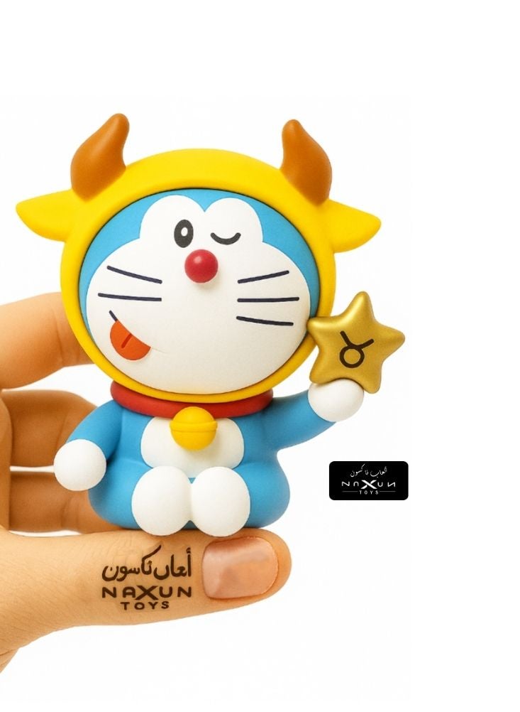 Doraemon Cute Doraemon Collectible Figure – Zodiac Taurus Star Edition PVC Toy - Image 2