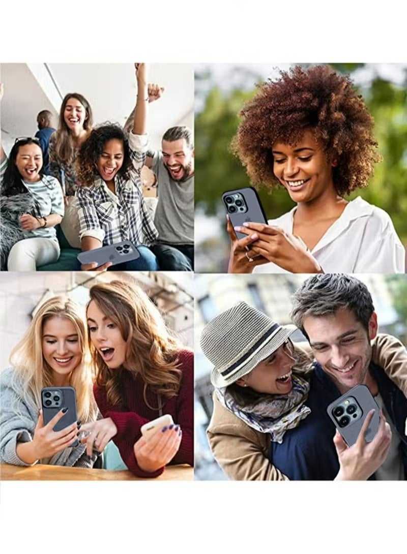 iPhone 13 Pro Max Mobile Case Cover with Soft Liquid Silicone Protection Anti-Scratch Shockproof Accessories Slim Protective Back Cover with Comfortable Hold Touch Feeling and Anti-fingerprint - Image 5