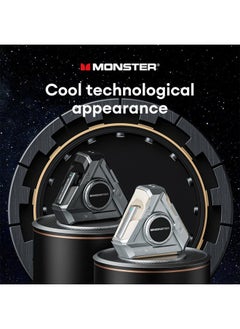 مونستر سماعات رأس بلوتوث لاسلكية Monster XKT22 للألعاب، سماعة رأس للألعاب ذات زمن استجابة منخفض مع ميكروفون مدمج وخاصية إلغاء الضوضاء تاميش  - Image 3