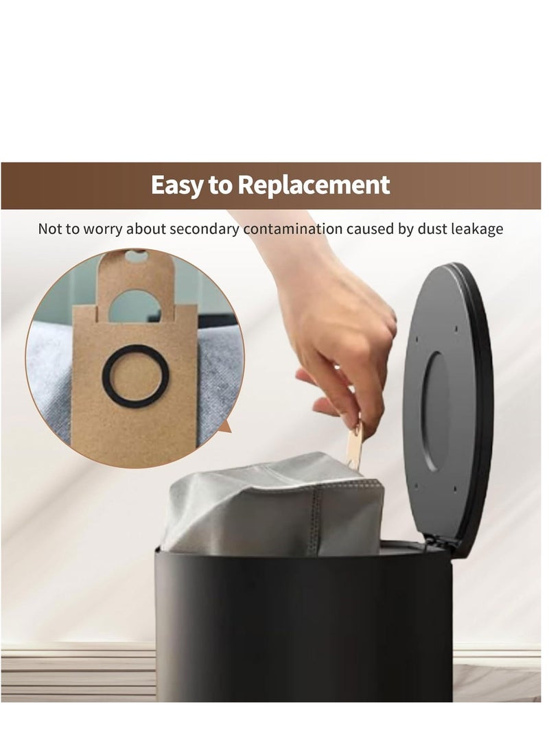 SYOSI - Replacement Dust Bags for Eufy RoboVac L35 Hybrid/L35 Hybrid+ LR30 Hybrid/LR30 Hybrid+ LR20 Auto-Empty Station Vacuum Cleaner Automatic Airclean Dirt Disposal Bags Accessory Part (8 Packs) - Image 1