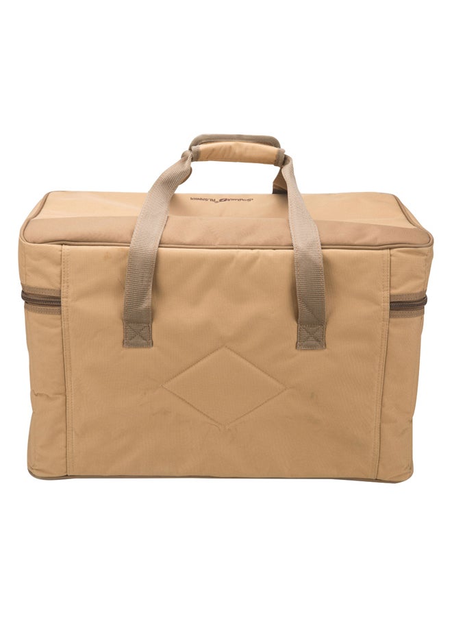 AL SANIDI حقيبة خميس مشيط للرحلات، حقيبة تخييم، كاكي، حجم 52*32*32 سم - Image 4