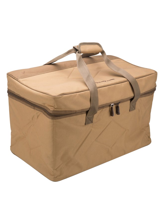 AL SANIDI حقيبة خميس مشيط للرحلات، حقيبة تخييم، كاكي، حجم 52*32*32 سم - Image 1