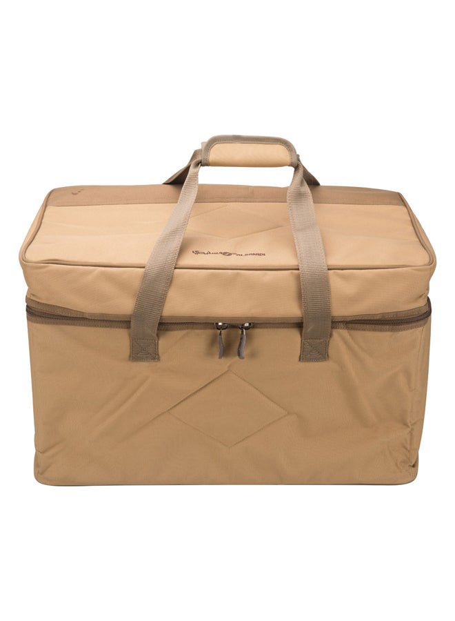 AL SANIDI حقيبة خميس مشيط للرحلات، حقيبة تخييم، كاكي، حجم 52*32*32 سم - Image 3