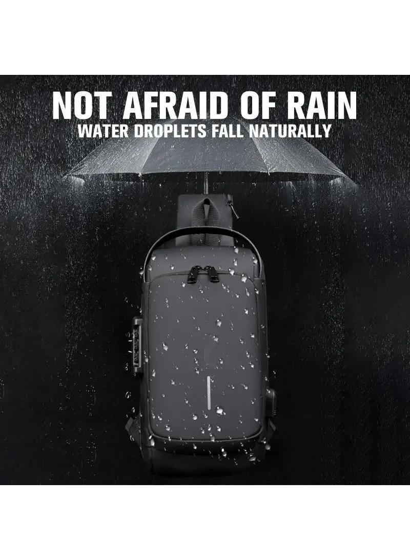 Y&D Anti Theft USB Charging Crossbody Strap Bag - Image 3