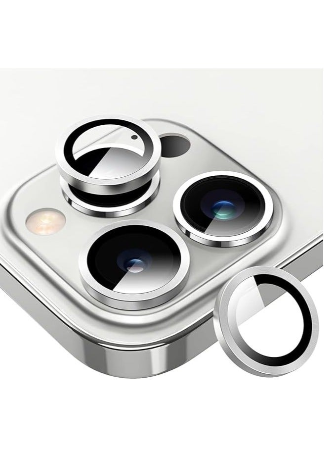 DIGI CORE iPhone 15 Pro Camera Lens Protector Compatible With Apple iPhone Keep Original Camera HD Glass iPhone 15 Pro Max Camera Lens Protector (Natural Titanium,15 Pro-15 Pro Max) - Image 2