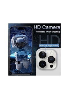 DIGI CORE iPhone 15 Pro Camera Lens Protector Compatible With Apple iPhone Keep Original Camera HD Glass iPhone 15 Pro Max Camera Lens Protector (Natural Titanium,15 Pro-15 Pro Max)  - Image 3