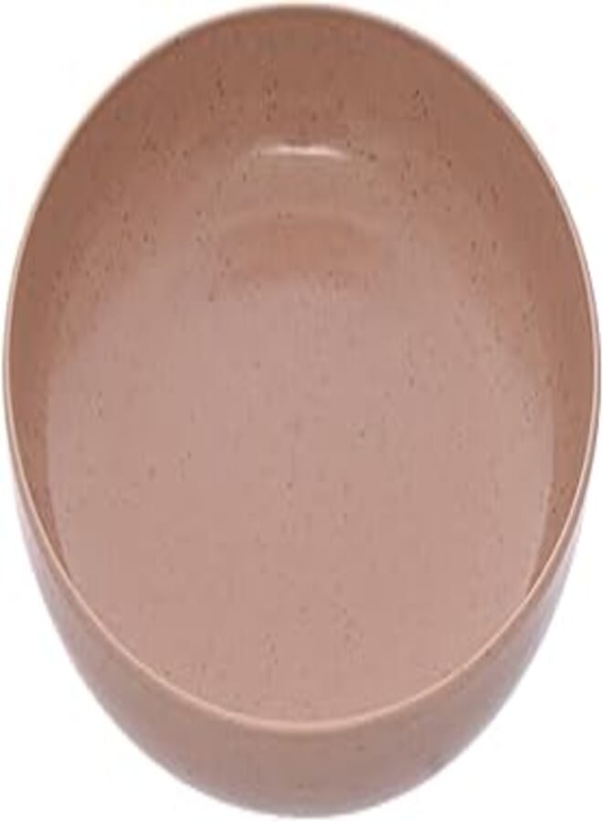 Kutahya Kutahya Moderna Porcelain Soup Bowl, 20 cm Diamter, Pink Earth